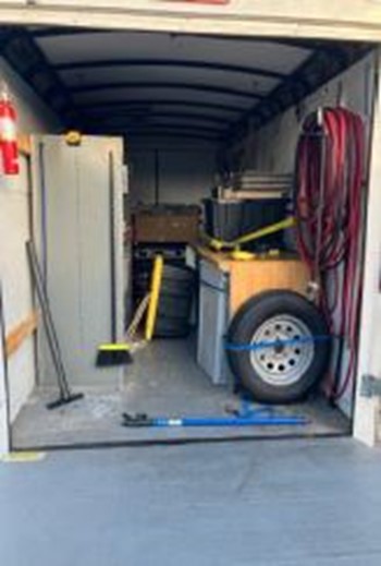 2021 Aeroseal HomeSeal Connect Duct Sealing Package with Homesteader 714CT Custom Designed 7' x14, Double Axle Mobile Pro Trailer