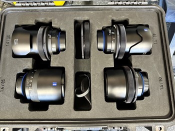 Zeiss Milvus ZE Super Speed 4-Lens Bundle with case