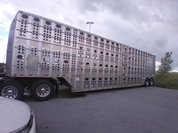 2012 MERRITT 48’ LIVESTOCK SEMI TRAILER, VIN 1MT2N4824CH022510