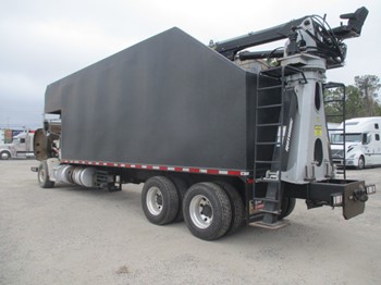 2013 PETERBILT 367 GRAPPLE TRUCK W/87YD BOX & ROBOTEC ELITE 910 MT-29 GRAPPLE LOADER