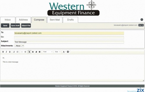 View of Compose function in portal, similar to Outlook.